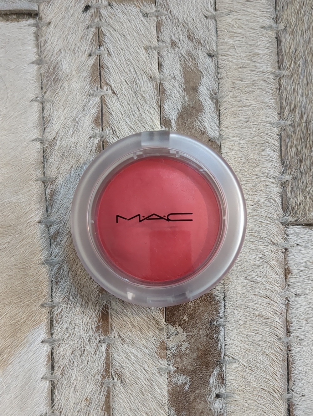 MAC Cosmetics Glow Play Blush Pink Coral "Heat Index" Used Blush